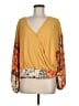 Blu Pepper Yellow Long Sleeve Blouse Size M - photo 1