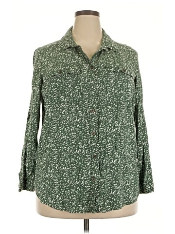 Woman Within 3/4 Sleeve Blouse (view 1)