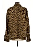 RE/DONE 100% Cotton Animal Print Gold Pullover Sweater Size M - photo 2