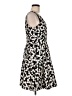 Taylor 100% Polyester Hearts Black Cocktail Dress Size 8 - photo 4
