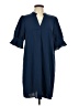 Assorted Brands 100% Polyester Blue Casual Dress Size L - photo 1
