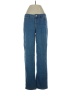 Basic Editions Chevron-herringbone Blue Jeans Size 4 - photo 1