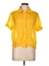 J.Crew Yellow Short Sleeve Blouse Size 12 - photo 1