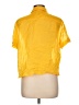 J.Crew Yellow Short Sleeve Blouse Size 12 - photo 2