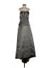 Bill Levkoff 100% Polyester Solid Gray Cocktail Dress Size 6 - photo 1