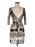 Assorted Brands Paisley Silver Cocktail Dress Size 9 - photo 1