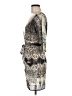 Assorted Brands Paisley Silver Cocktail Dress Size 9 - photo 5