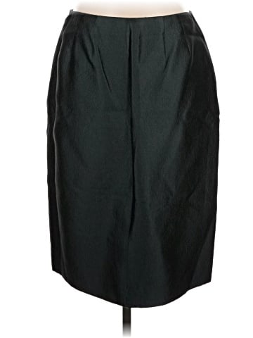 Dana Buchman Faux Leather Skirt (view 2)