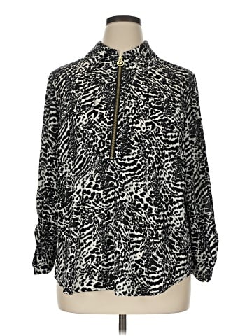 MICHAEL Michael Kors Long Sleeve Blouse (view 1)