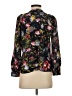 J.Crew Floral Black Long Sleeve Blouse Size XS - photo 2