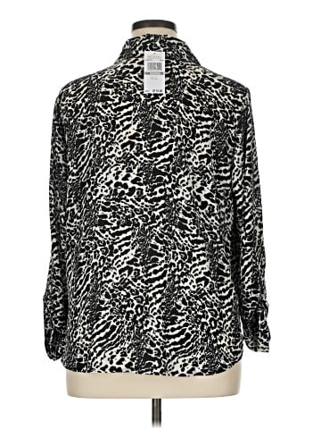 MICHAEL Michael Kors Long Sleeve Blouse (view 2)