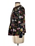 J.Crew Floral Black Long Sleeve Blouse Size XS - photo 5