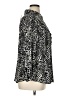 MICHAEL Michael Kors 100% Polyester Animal Print Black Long Sleeve Blouse Size 1X - photo 4