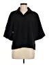 Cos Black 3/4 Sleeve Button-Down Shirt Size M - photo 1