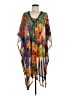 Desigual 100% Viscose Graphic Multi Color Orange Swimsuit Cover Up One size - photo 1