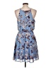 Miami 100% Polyester Floral Blue Casual Dress Size L - photo 2
