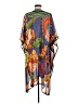Desigual 100% Viscose Graphic Multi Color Orange Swimsuit Cover Up One size - photo 2