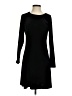 Moda International Solid Black Cocktail Dress Size S - photo 1