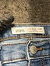 Zara Solid Blue Jeans Size 2 - 3 - photo 3
