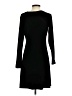 Moda International Solid Black Cocktail Dress Size S - photo 2