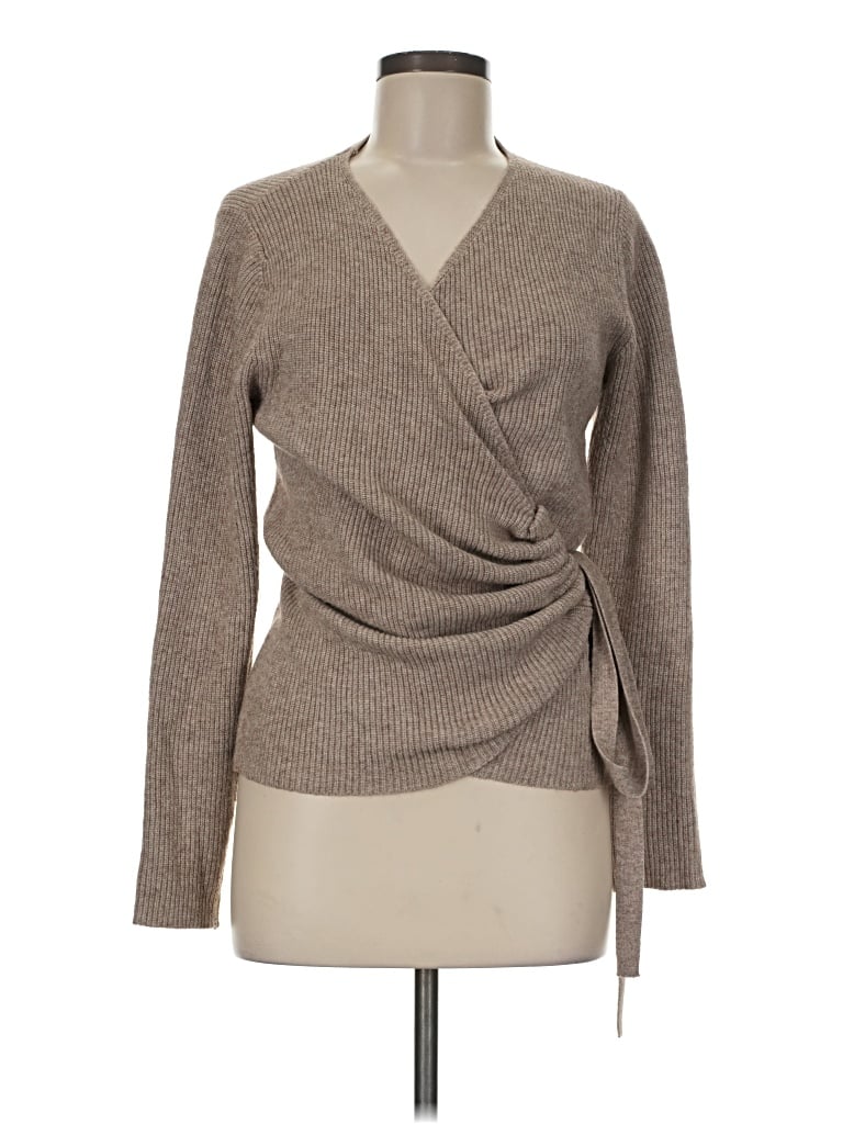 Pre-owned Unbranded Cardigan Sweater In Tan