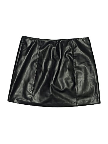 Abercrombie & Fitch Leather Skirt (view 2)