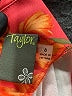 Taylor 100% Polyester Tropical Orange Cocktail Dress Size 8 - photo 7