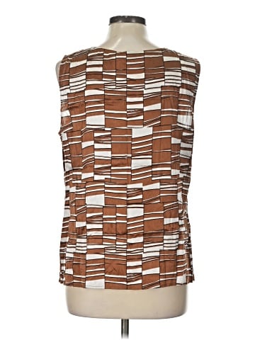 St. John Sleeveless Silk Top (view 2)