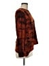 Halston Brown Long Sleeve Top Size M - photo 4