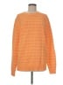 J.Crew 100% Cotton Polka Dots Orange Pullover Sweater Size M - photo 1