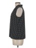 Talbots 100% Polyester Black Sleeveless Blouse Size M - photo 5
