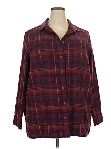 Duluth Trading Co. Long Sleeve Button-Down Shirt (view 1)