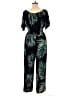 Kindred 100% Rayon Tropical Green Jumpsuit Size 3X - photo 2