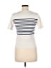 J.Crew Stripes Ivory Short Sleeve T-Shirt Size M - photo 2