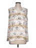 Unbranded Ivory Sleeveless Blouse Size L (estimated) - photo 1