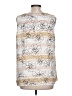 Unbranded Ivory Sleeveless Blouse Size L (estimated) - photo 2