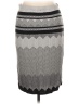 Max Studio Chevron-herringbone Gray Casual Skirt Size L - photo 2
