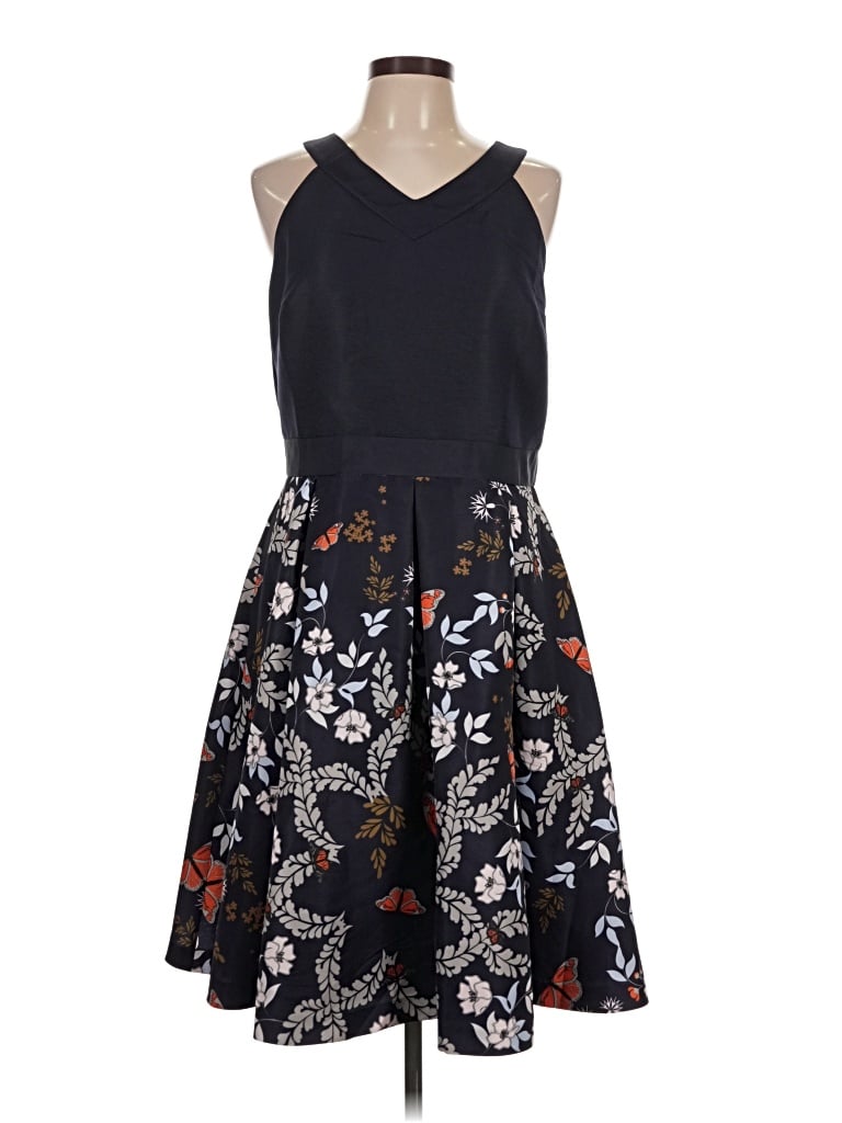 Pre-owned Ted Baker Cocktail Dress In Blue