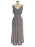 H&M 100% Polyester Checkered-gingham Gray Jumpsuit Size M - photo 2