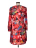 J.Crew 100% Viscose Print Red Cocktail Dress Size 10 - photo 2