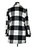 Allegra K 100% Polyester Checkered-gingham Gray Coat Size XL - photo 2