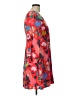 J.Crew 100% Viscose Print Red Cocktail Dress Size 10 - photo 5