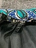 Express Outlet 100% Polyester Paisley Blue Casual Dress Size M - photo 7