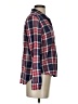 Rosette by Be Cool 100% Cotton Plaid Blue Long Sleeve Button-Down Shirt Size S - photo 4