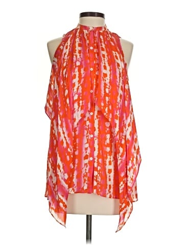 Etcetera Sleeveless Silk Top (view 1)