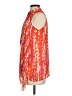 Etcetera 100% Silk Orange Sleeveless Silk Top Size 4 - photo 5