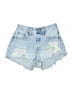 Levi's Graphic Blue Denim Shorts Size 25 waist - photo 1