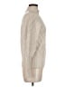 Catherine Malandrino Chevron-herringbone Ivory Turtleneck Sweater Size M - photo 4