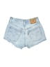 Levi's Graphic Blue Denim Shorts Size 25 waist - photo 2