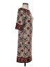Max Studio Paisley Brown Casual Dress Size S - photo 4